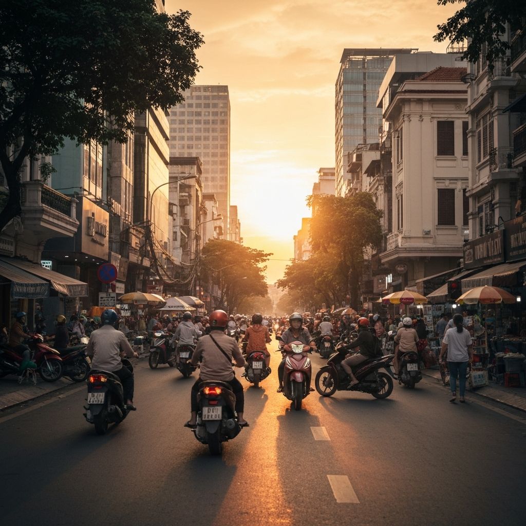 Ho Chi Minh City street scene